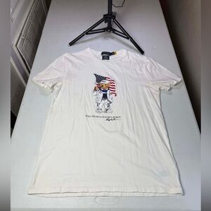 Polo Ralph Lauren Team USA Bear Tee Sz M
